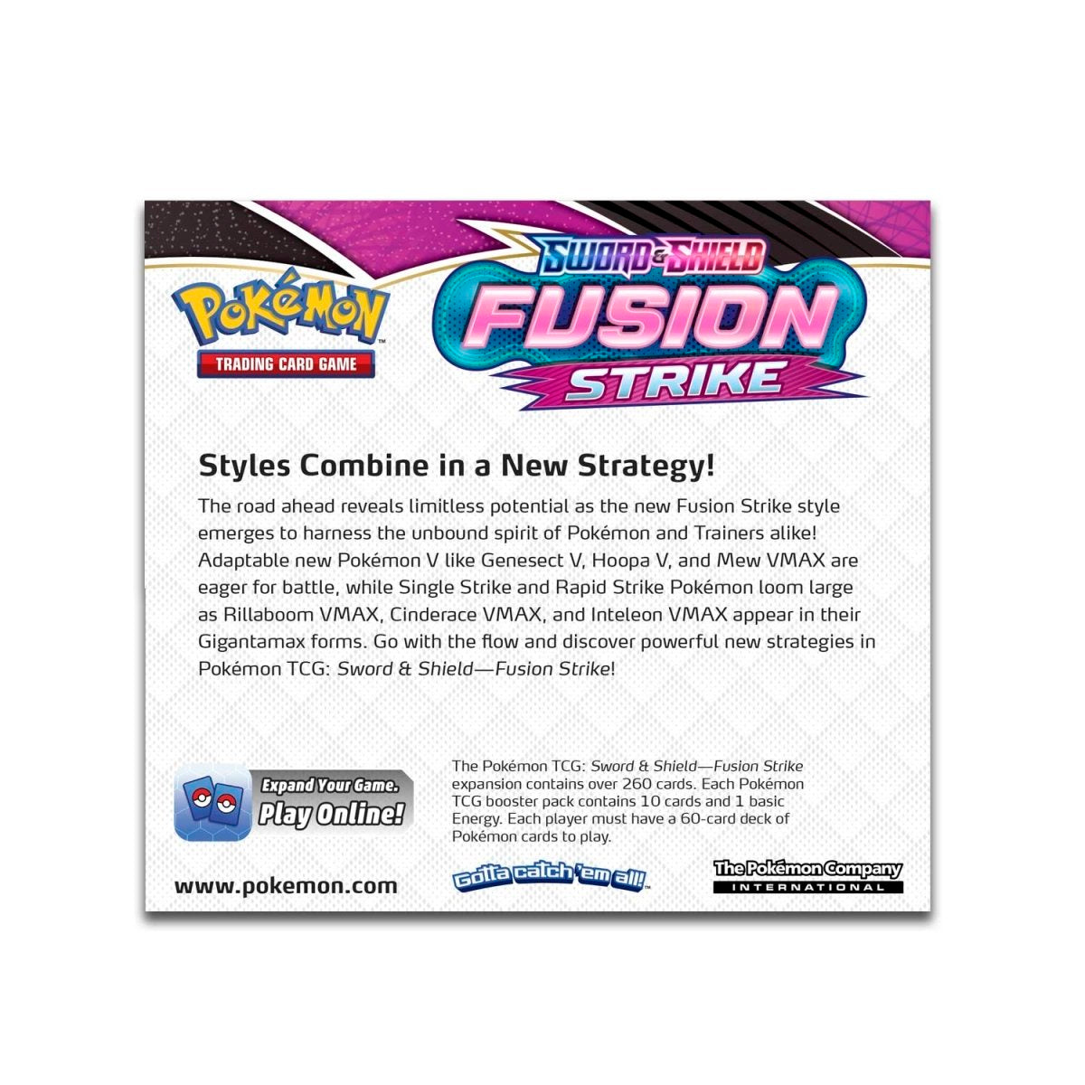 Pokémon TCG Sword & Shield: SwSh08 Fusion Strike Booster Box