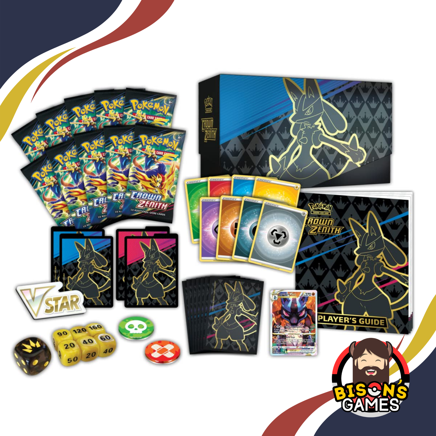 Pokémon TCG Sword & Shield: 12.5 Crown Zenith Elite Trainer Box Set
