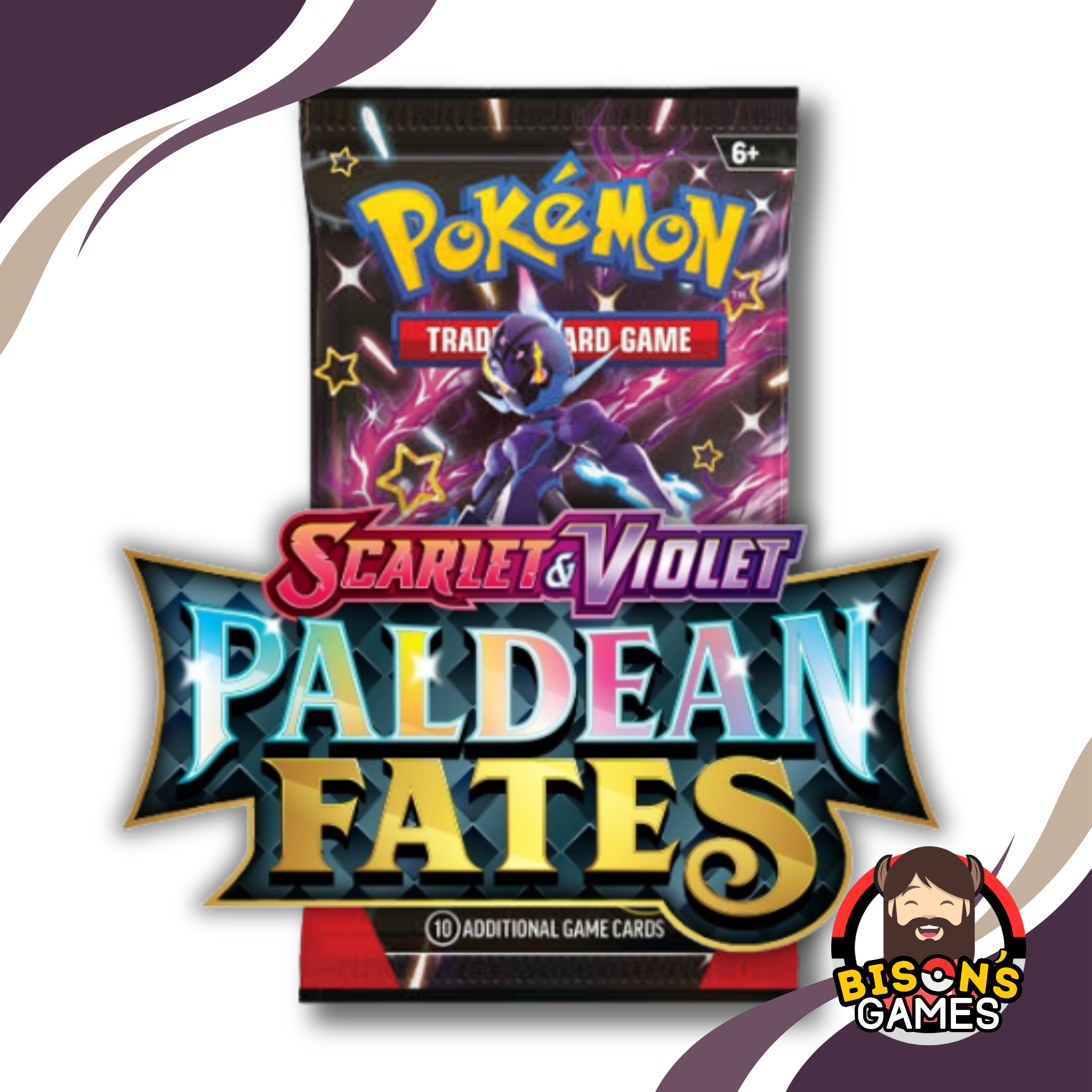 sv paldean fates booster box Pokmon TCG: Scarlet & Violet-Paldean Fates Booster Bundle
