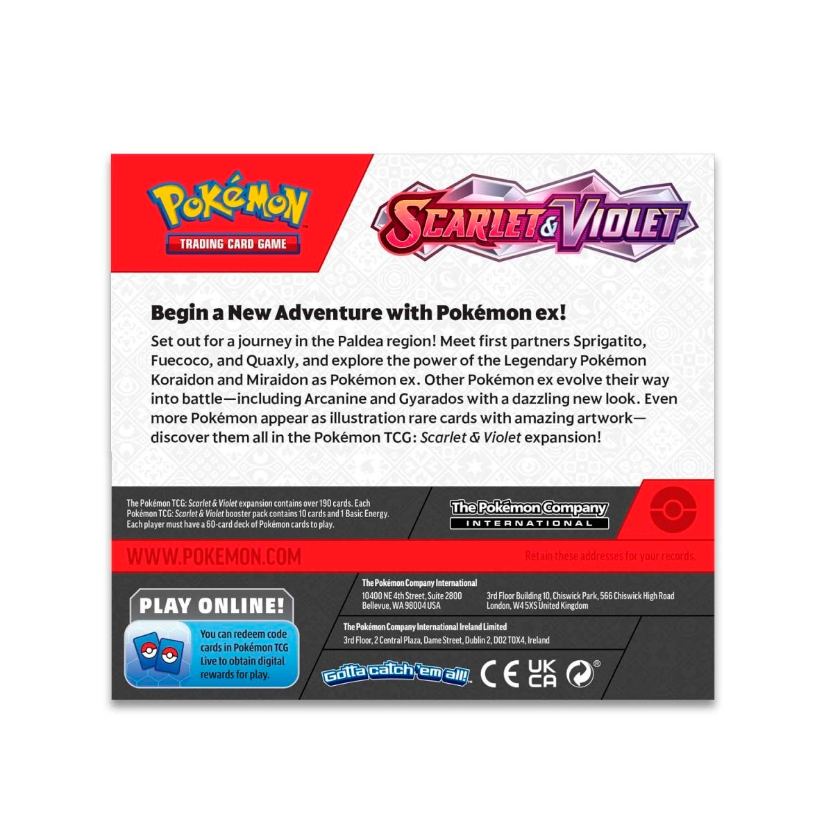 Pokémon TCG Scarlet & Violet: SV01 Base Set Booster Box