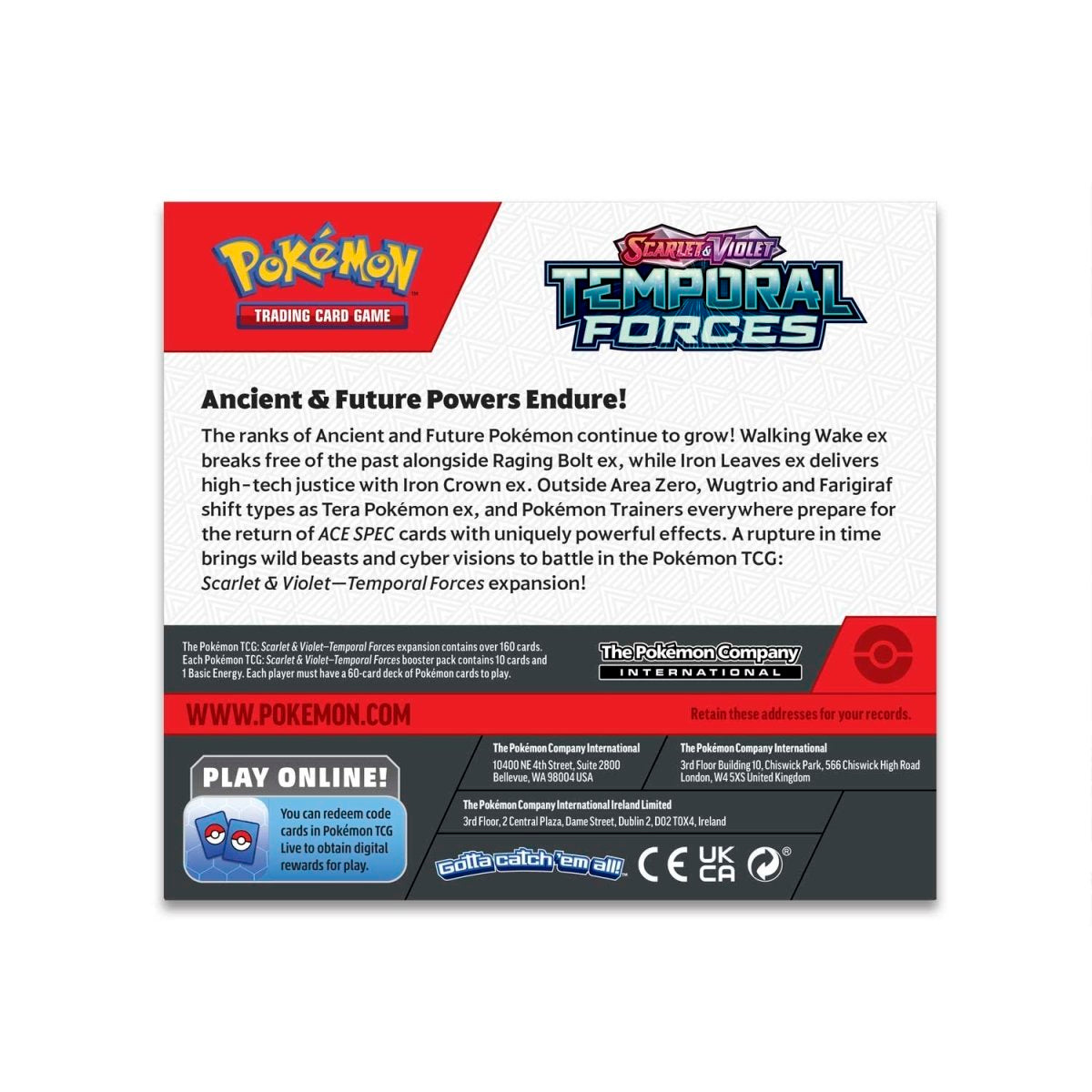 Pokémon TCG Scarlet & Violet: SV05 Temporal Forces Booster Box