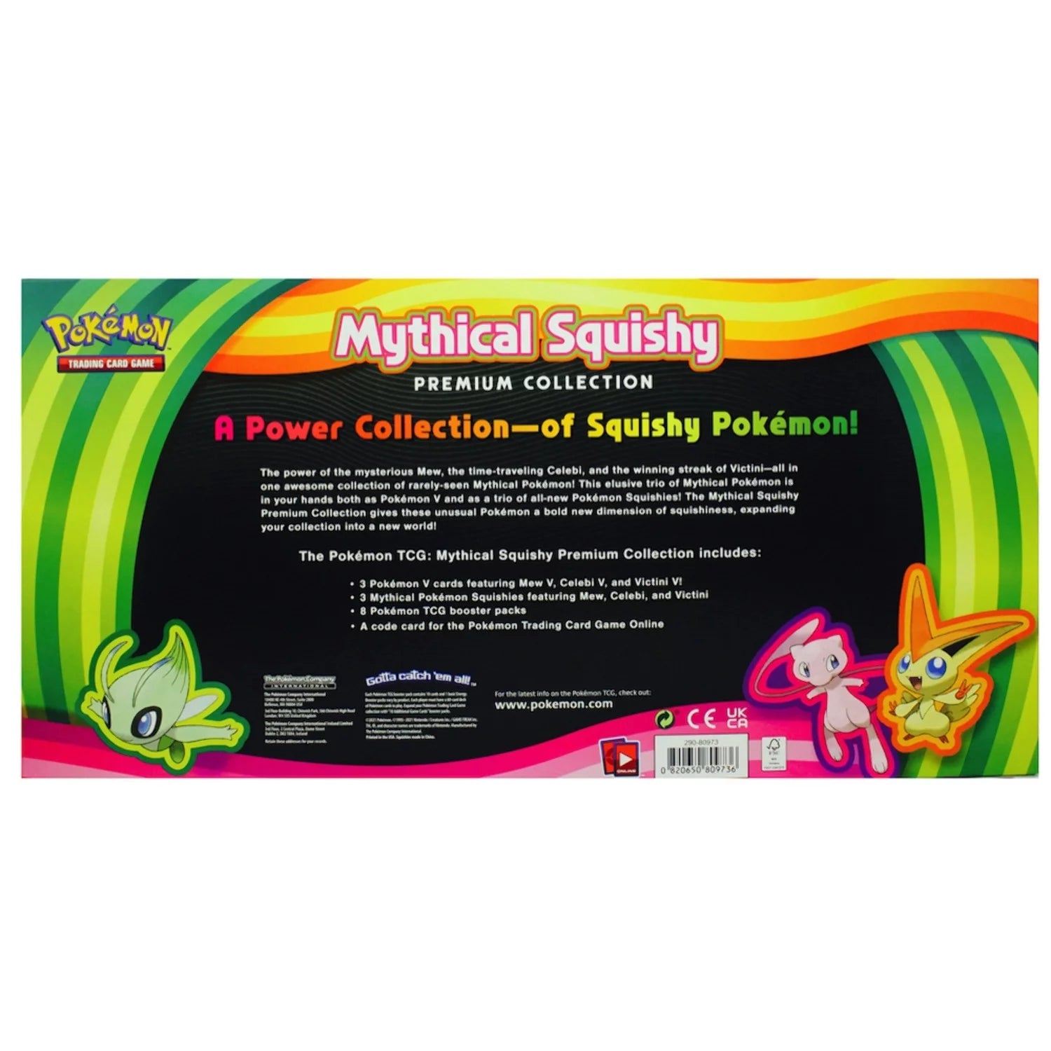 Pokmon TCG Sword & Shield: Mythical Squishy Premium Collection Box Se Bison's Games LLC Pokmon TCG Sword & Shield: Mythical Squishy Premium Collection Box Se Bison's Games LLC