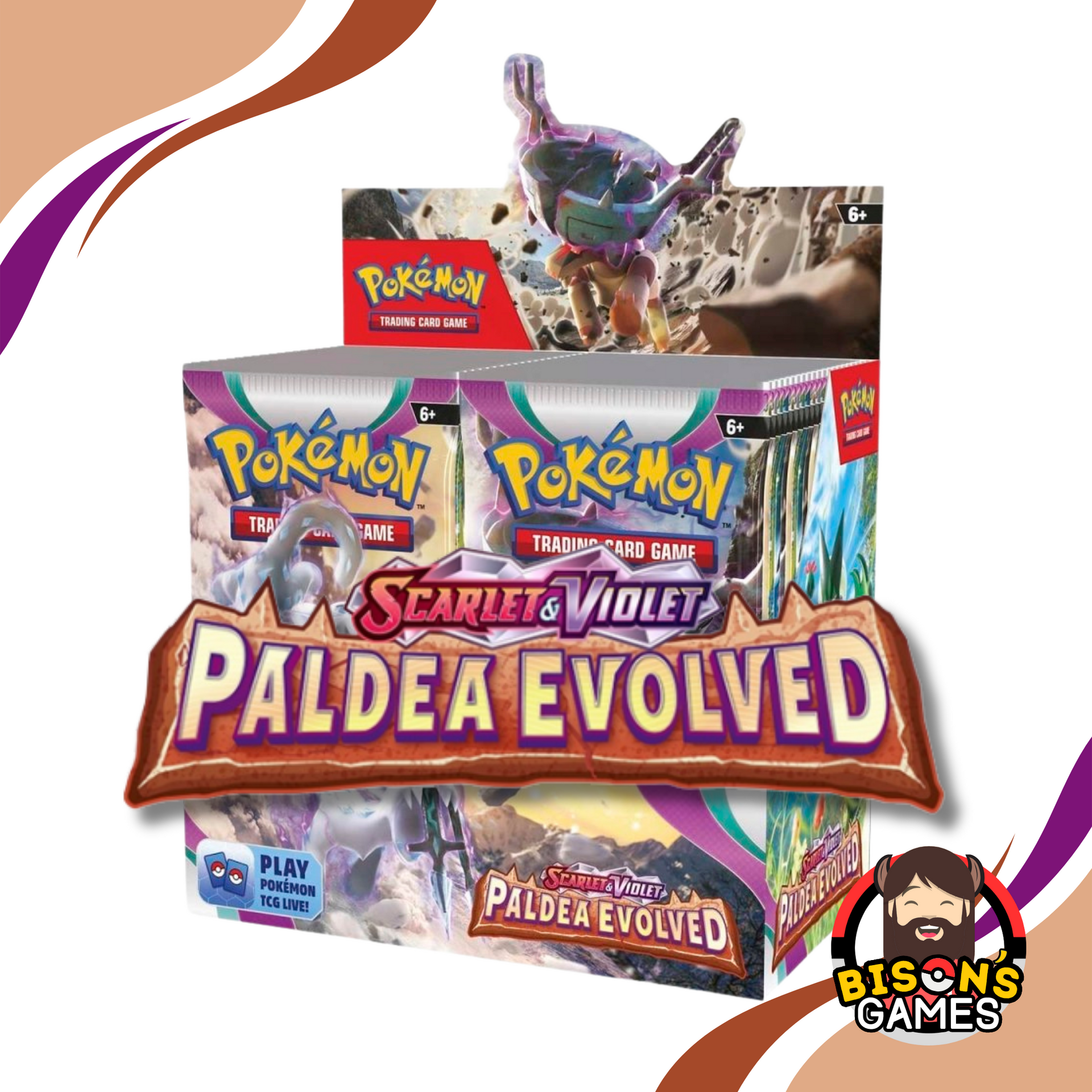 paldea evolved booster box retail price Pokémon TCG Scarlet & Violet: SV02 Paldea Evolved Booster Box – Bison's Games LLC