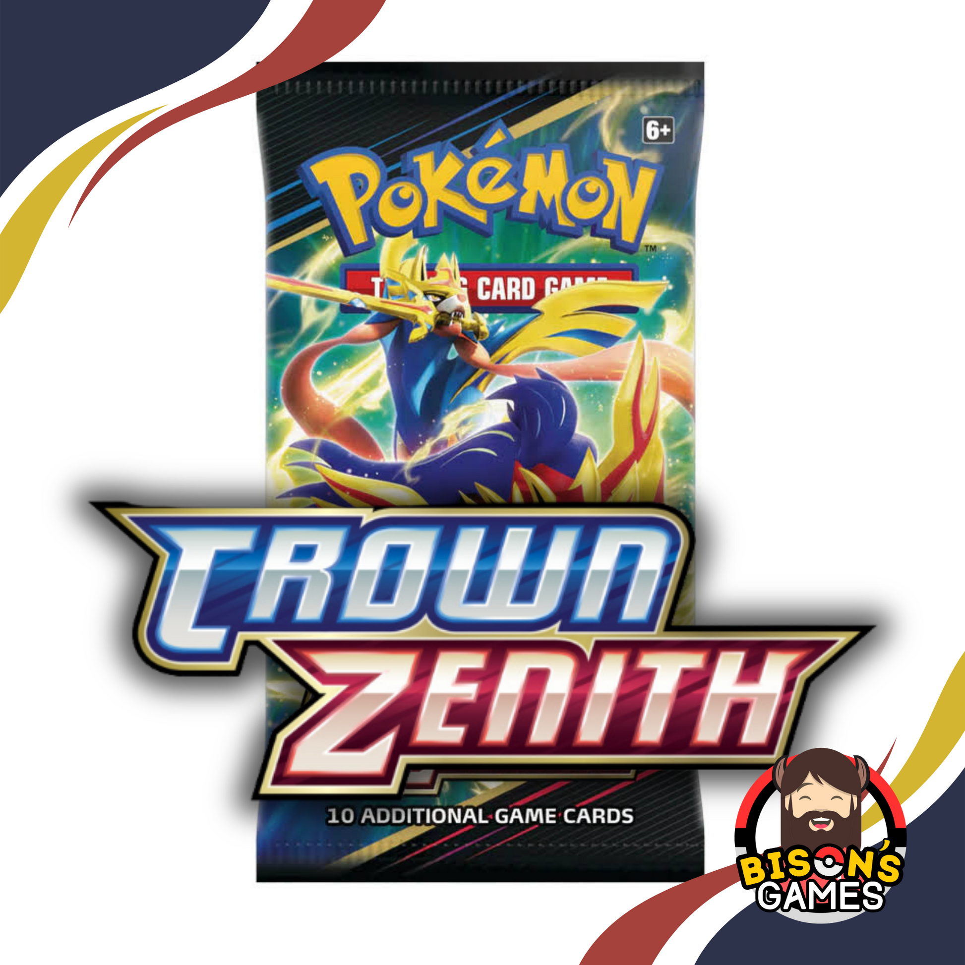 crown zenith booster box gamestop Pokémon TCG Sword & Shield: Crown Zenith SwSh 12.5 (8x) Booster Pack – Bison's Games LLC