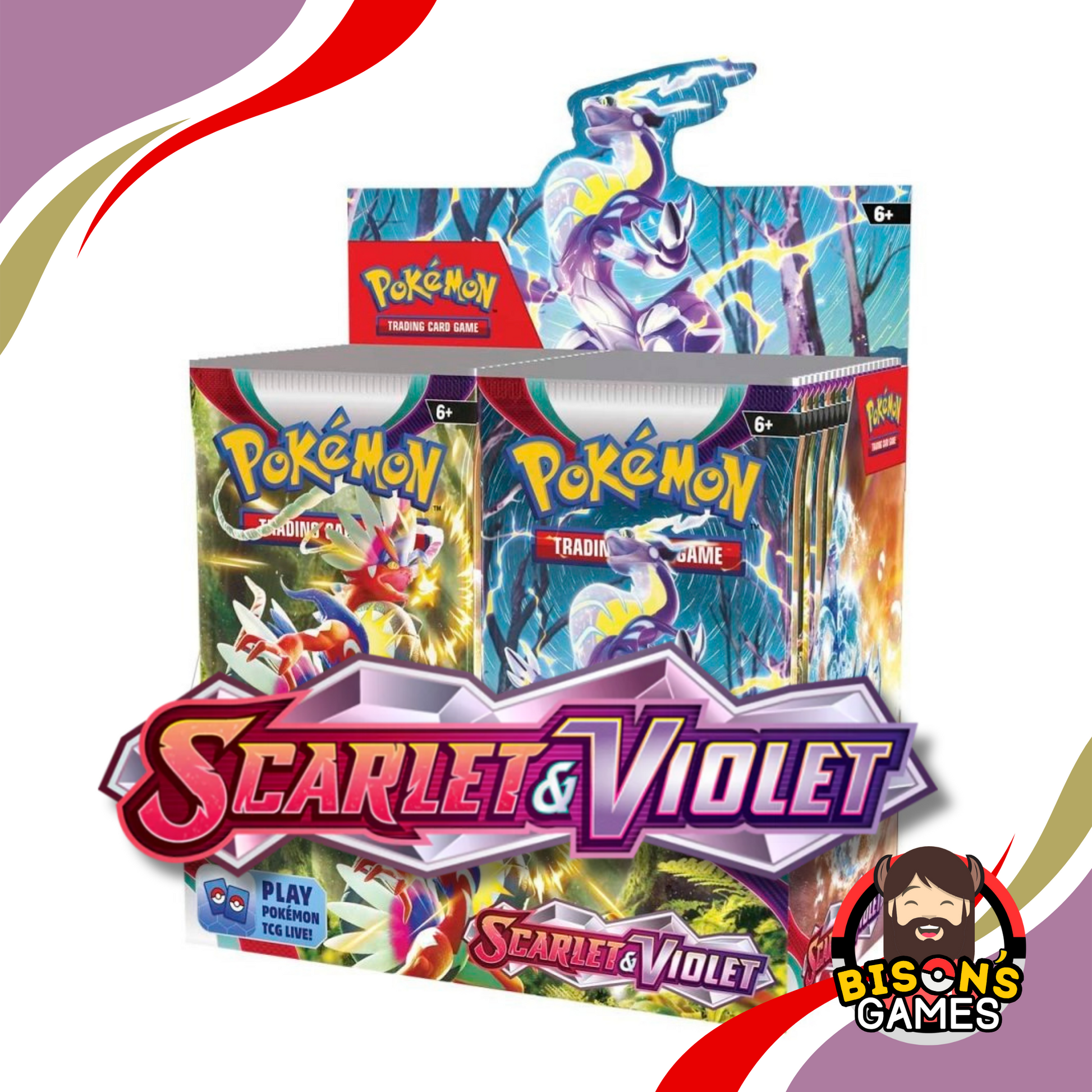 Pokémon TCG Scarlet & Violet: SV01 Base Set Booster Box – Bison's Pokémon TCG Scarlet & Violet: SV01 Base Set Booster Box – Bison's