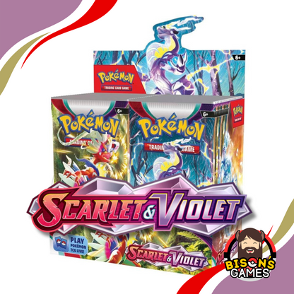 Pokmon TCG Scarlet & Violet: SV01 Base Set Booster Box Bison's Games LLC Pokmon TCG Scarlet & Violet: SV01 Base Set Booster Box Bison's Games LLC