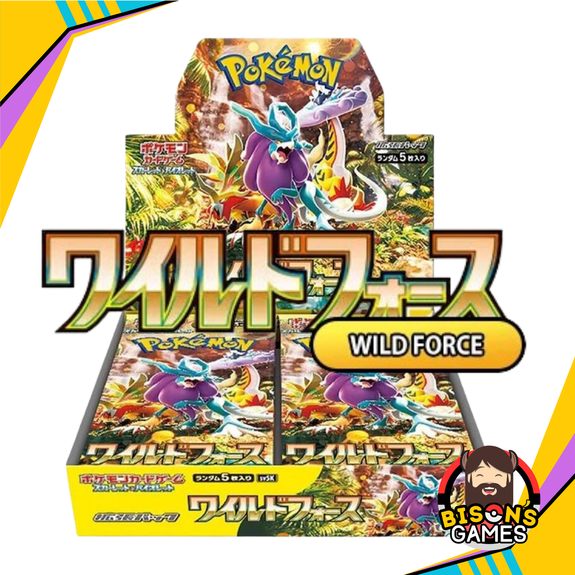 Pokmon TCG Scarlet & Violet: SV5K Wild Force Booster Box {Japanese} Pokmon TCG Scarlet & Violet: SV5K Wild Force Booster Box {Japanese}